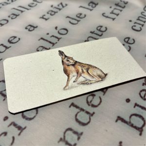 Marcapáginas conejo que mira atrás