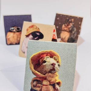 Marcapáginas con imán por cuatro - animales fashionist