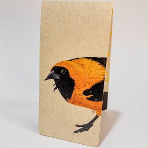 Marcapáginas con imán ave turpial montañero