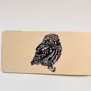 Marcapáginas con imán búho