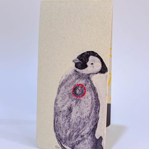 Marcapáginas con imán pingüino