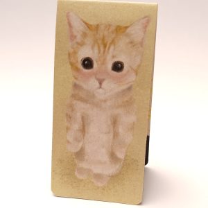 Marcapáginas con imán de gato de pie