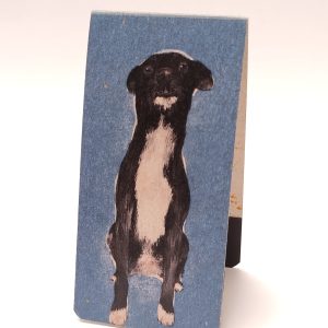 Marcapáginas con imán perrita criolla