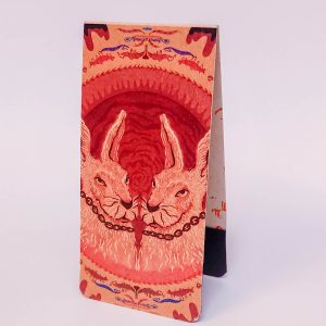 Marcapáginas red bunnies