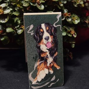 Marcapáginas perro Bernés de Montaña