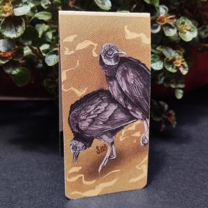 Marcapáginas con imán de gallinazo