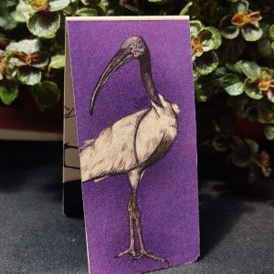 Marcapáginas con imán de un ibis