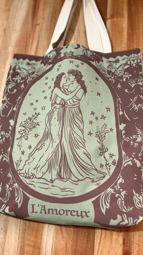 Tote bag de dril con diseño único